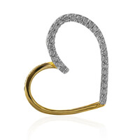 Pendentif en argent et Diamant PK (I)