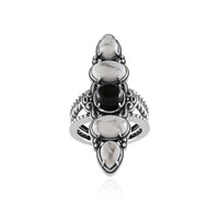Bague en argent et Howlite (Desert Chic)