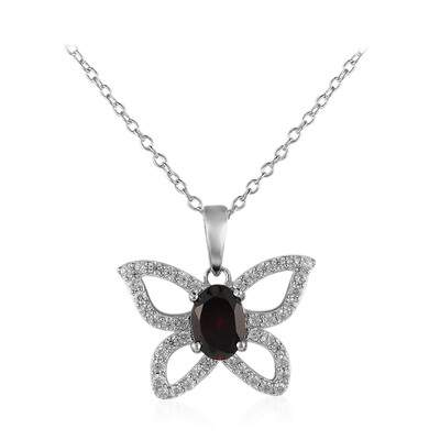 Collier en argent et Grenat