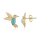 Boucles d'oreilles en argent et Turquoise Sleeping Beauty