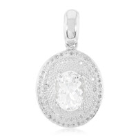 Pendentif en argent et Goshénite