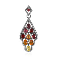 Pendentif en argent et Saphir
