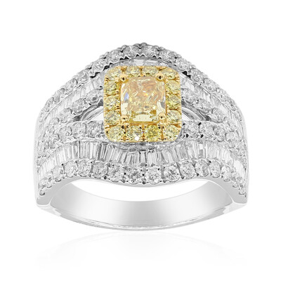 Bague en or et Diamant SI2 jaune (CIRARI)