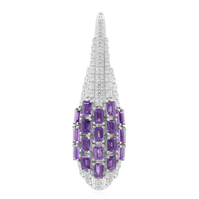 Pendentif en argent et Améthyste (Remy Rotenier)