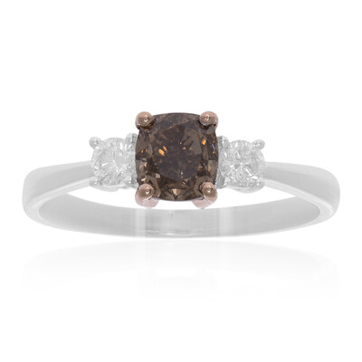 Bague en or et Diamant chocolat SI2 (CIRARI)