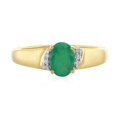 Bague en argent et Emeraude de Socoto