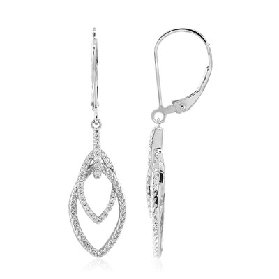 Boucles d'oreilles en argent et Zircon