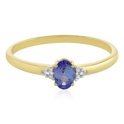 Bague en or et Tanzanite AAA