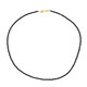 Collier en argent et Spinelle noir