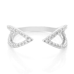 Bague en argent et Zircon
