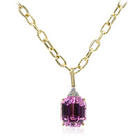 Collier en or et Kunzite de Patroke (CIRARI)