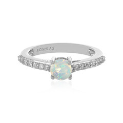 Bague en argent et Opale Welo