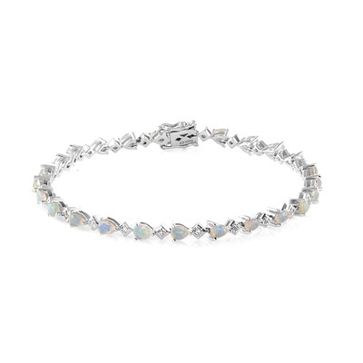 Bracelet en argent et Opale Welo
