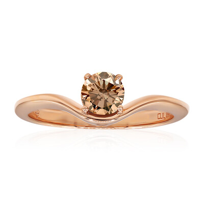 Bague en or et Diamant rose de France VS1 d'Argyle (Annette)