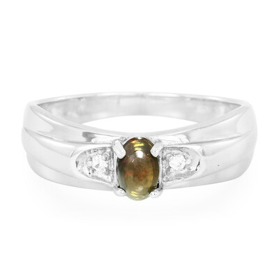 Bague pour homme en argent et Opale Mezezo