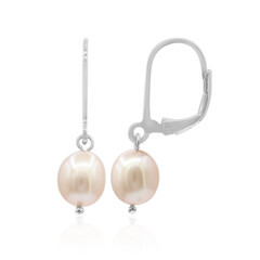 Boucles d'oreilles en argent et Perle de culture d'eau douce (TPC)