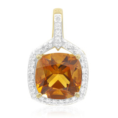 Pendentif en or et Citrine