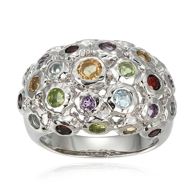 Bague en argent et Citrine (Adela Silber)