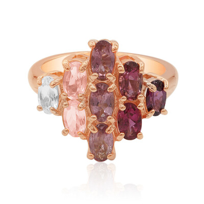 Bague en argent et Grenat Rhodolite