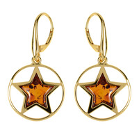 Boucles d'oreilles en argent et Ambre baltique