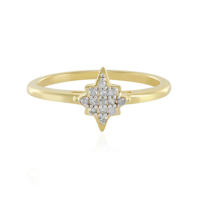 Bague en argent et Diamant SI1 (I)