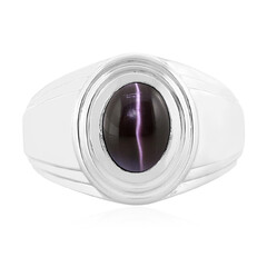 Bague en argent et Sillimanite œil-de-chat