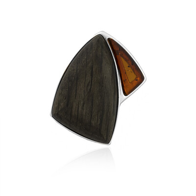 Pendentif en argent et Ambre baltique (dagen)