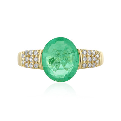 Bague en or et Emeraude d'Ethiopie (AMAYANI)