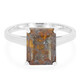 Bague en argent et Quartz Dinosaure