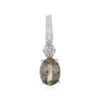 Pendentif en argent et Tanzanite non chauffée