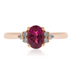Bague en or et Rubellite