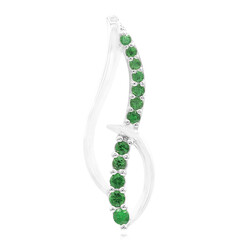 Pendentif en argent et Grenat Tsavorite