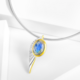 Pendentif en argent et Labradorite (MONOSONO COLLECTION)