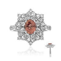 Bague en or et Saphir Padparadscha (CIRARI)