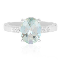 Bague en argent et Quartz lac de montagne