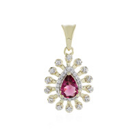 Pendentif en or et Tourmaline rose (Adela Gold)