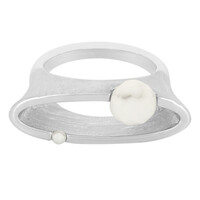 Bague en argent et Howlite