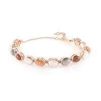 Bracelet en argent et Pierre de Lune blanche (KM by Juwelo)