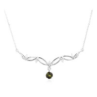 Collier en argent et Tourmaline chromifère