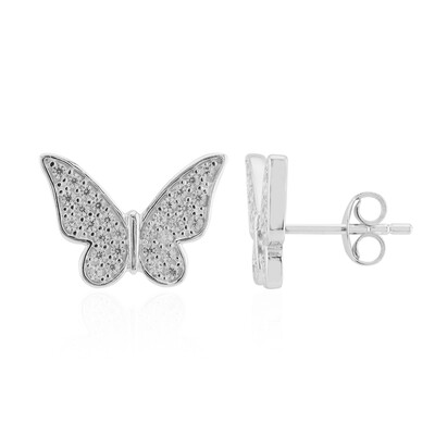 Boucles d'oreilles en argent et Zircon