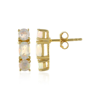 Boucles d'oreilles en argent et Opale Welo