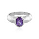 Bague en argent et Améthyste de Zambie