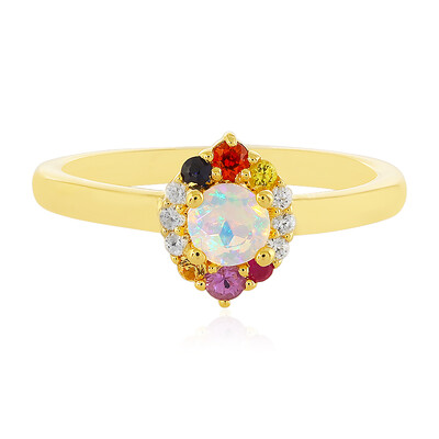 Bague en argent et Opale Welo