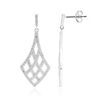 Boucles d'oreilles en argent et Zircon