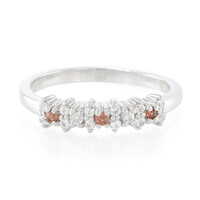 Bague en argent et Grenat du Mozambique