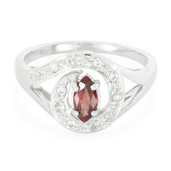 Bague en argent et Rubis du Malawi