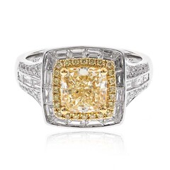 Bague en or et Diamant SI2 jaune (CIRARI)