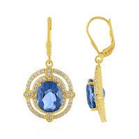 Boucles d'oreilles en argent et Fluorite à couleur changeante