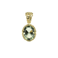 Pendentif en or et Améthyste verte
