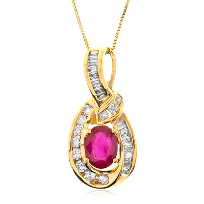 Collier en or et Rubis du Mozambique (CIRARI)
